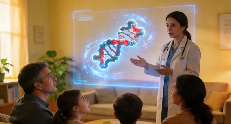 日喀则家庭与遗传咨询师讨论生育