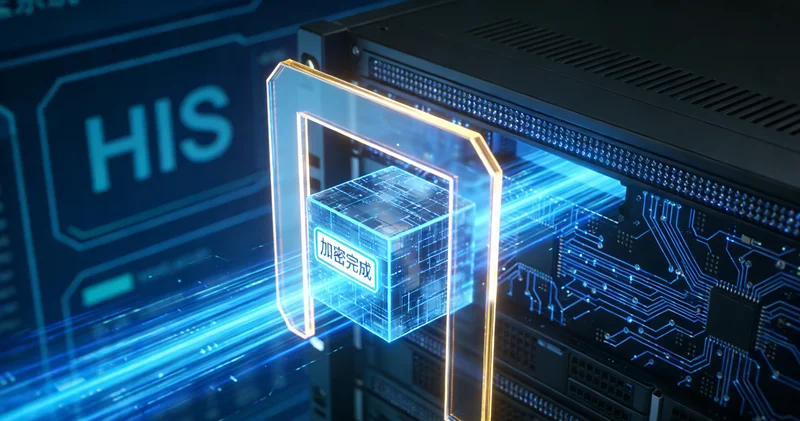 象征基因数据安全的锁与DNA双