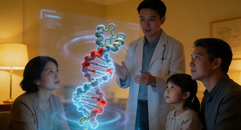 南宫遗传咨询门诊医生与患者家庭