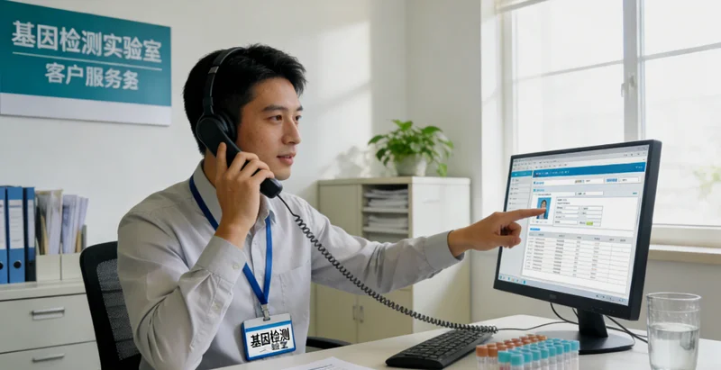 荆州遗传咨询师与女士亲切交谈分