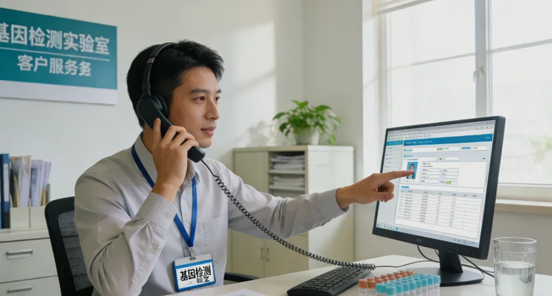 阿尔山居民进行遗传咨询场景