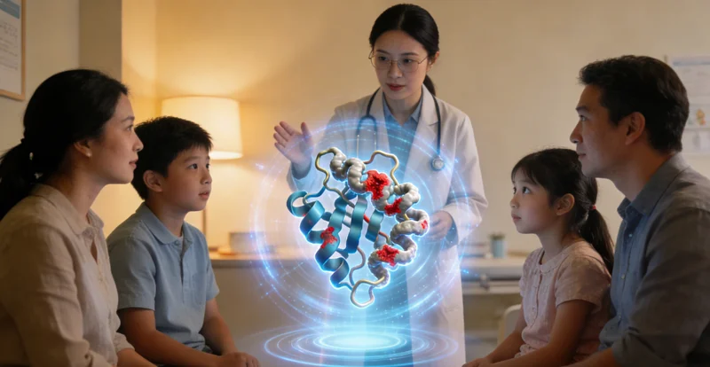 中山遗传咨询门诊医生与市民沟通