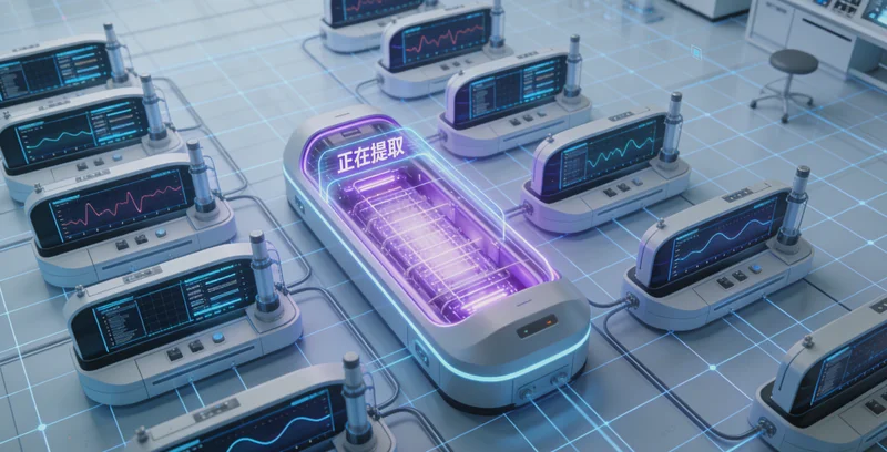 大同医护人员进行静脉血采样用于