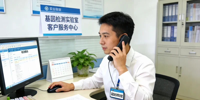 玉树居民在医院进行遗传咨询场景