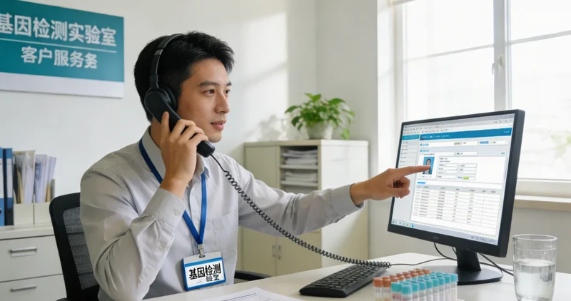 上饶市民在医院进行遗传咨询医生