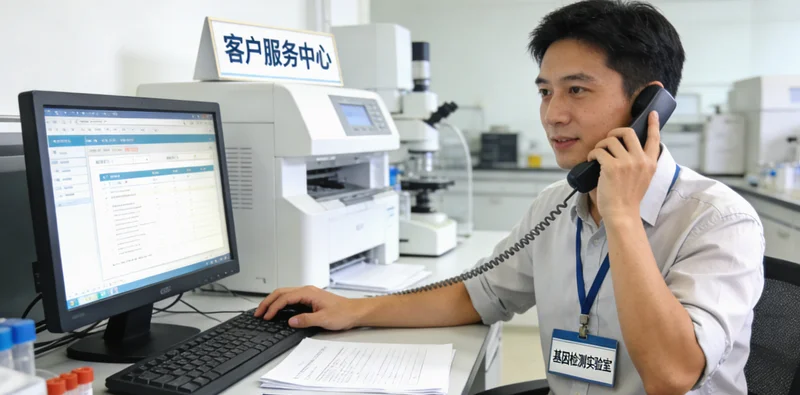 莫旗医生为家庭进行遗传咨询解读