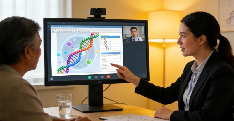 陆丰遗传咨询师与家庭解读基因报