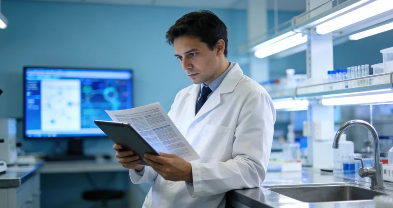 许昌基因检测实验室专业人员进行