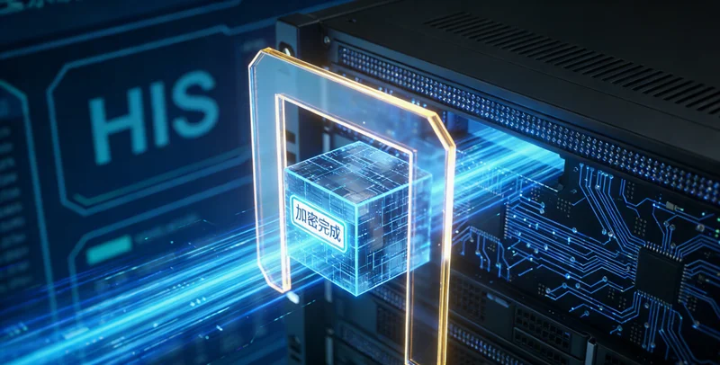 基因检测报告与隐私保密概念图