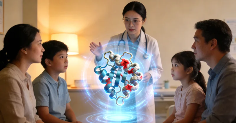 华蓥市民进行健康生活与遗传咨询