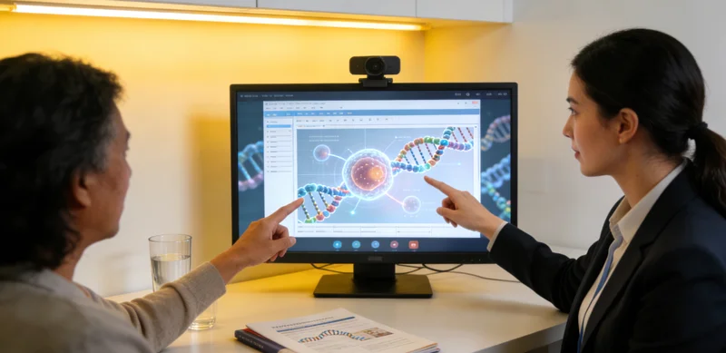 韩城医生与咨询者解读基因检测报