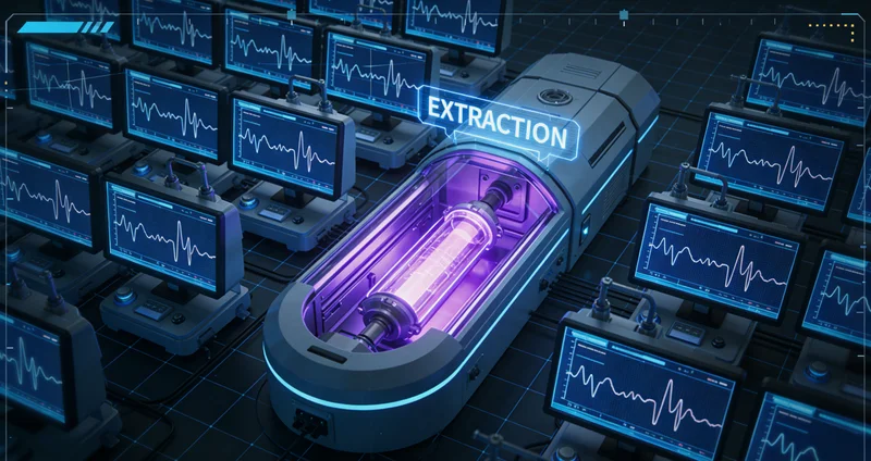 实验室技术人员进行基因测序分析