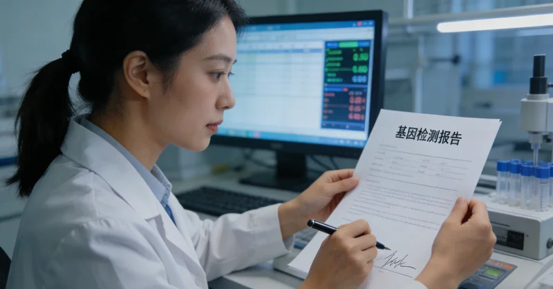 潜山女性与家人沟通基因检测结果