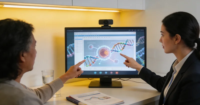 穆棱遗传咨询门诊医生与女性咨询