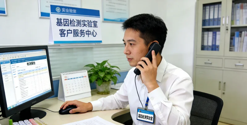 贵溪医生与患者详细沟通基因检测