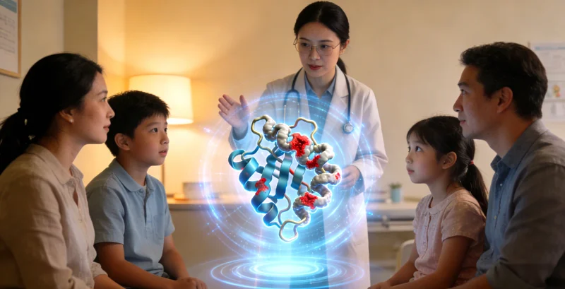 武夷山女性在专业机构进行遗传咨