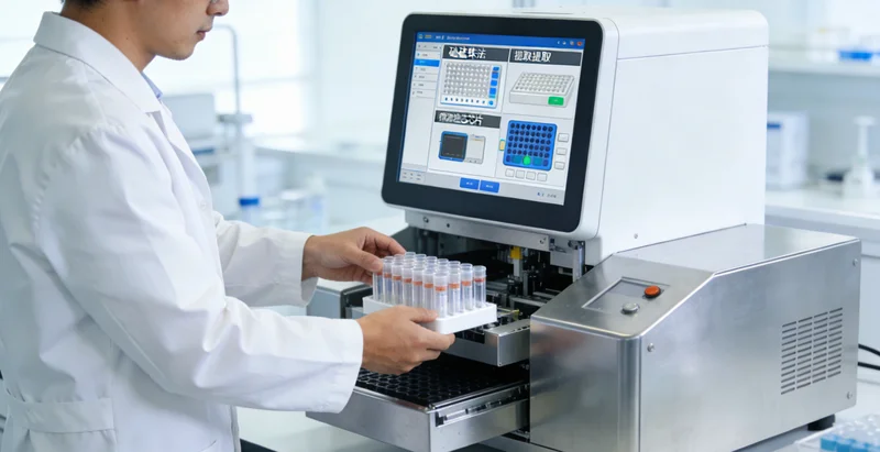 哈尔滨家庭一起查看健康报告温馨