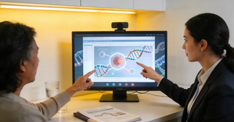 东港市民与遗传咨询师面对面解读