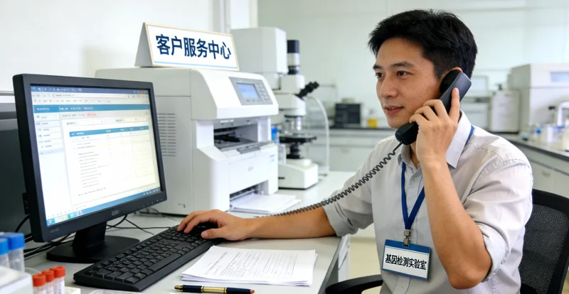 建德家庭共同查看基因检测报告并