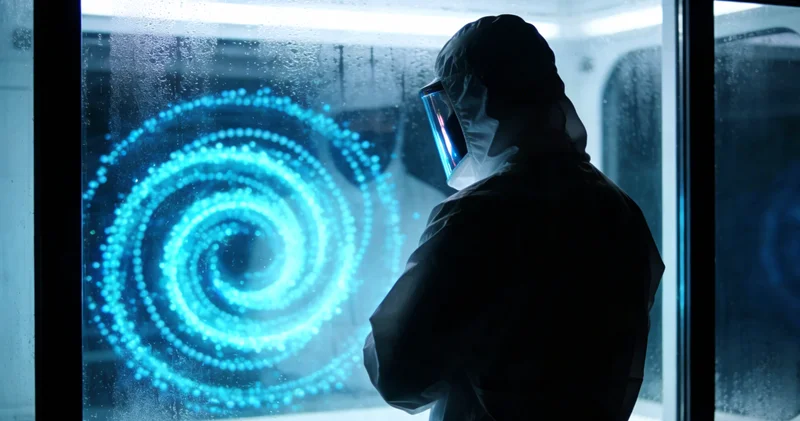 酒泉基因检测实验室内部工作场景