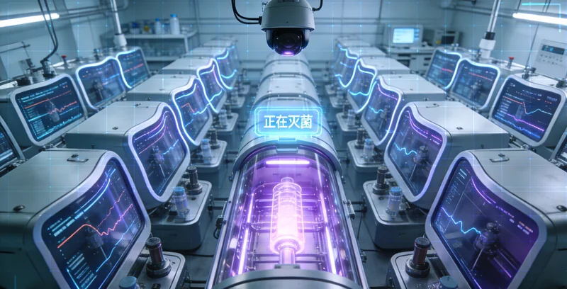 北京基因检测实验室内的DNA测