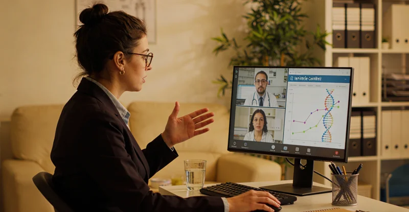 凤城遗传咨询师与居民面对面咨询