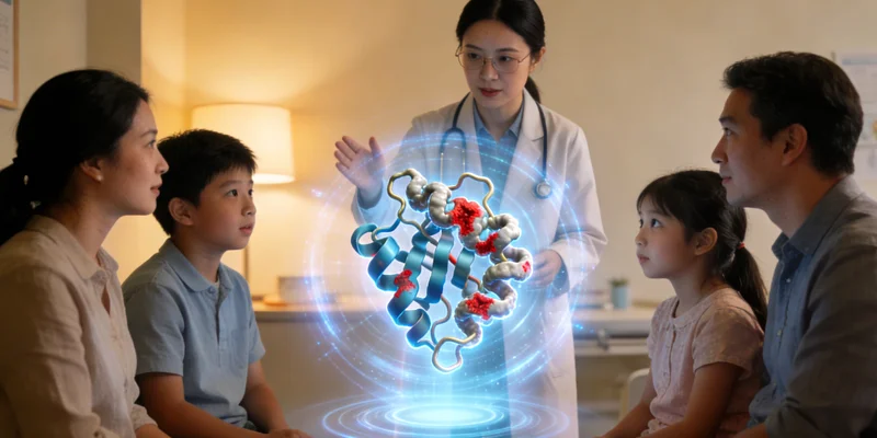 宝鸡患者与医生进行遗传咨询