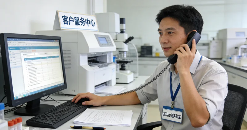 遂宁女性在医院进行遗传咨询场景