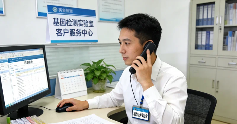 莱西女性在诊室进行遗传咨询沟通