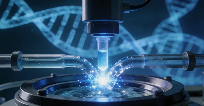 茂名基因检测采样过程，护士采集