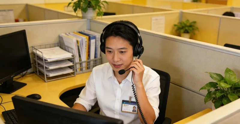 科左中旗居民与医生查看基因检测