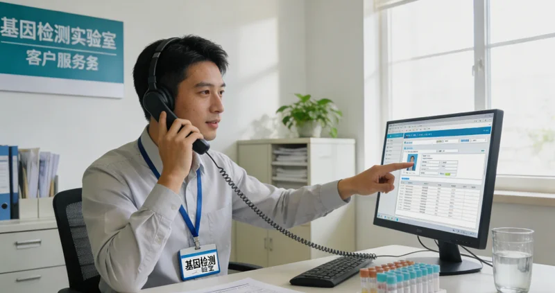 翁旗患者与医生进行遗传咨询沟通