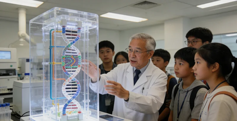 三亚遗传咨询门诊医生向家庭讲解