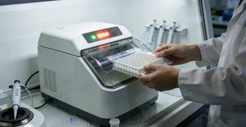 大石桥女性与医生进行遗传咨询场