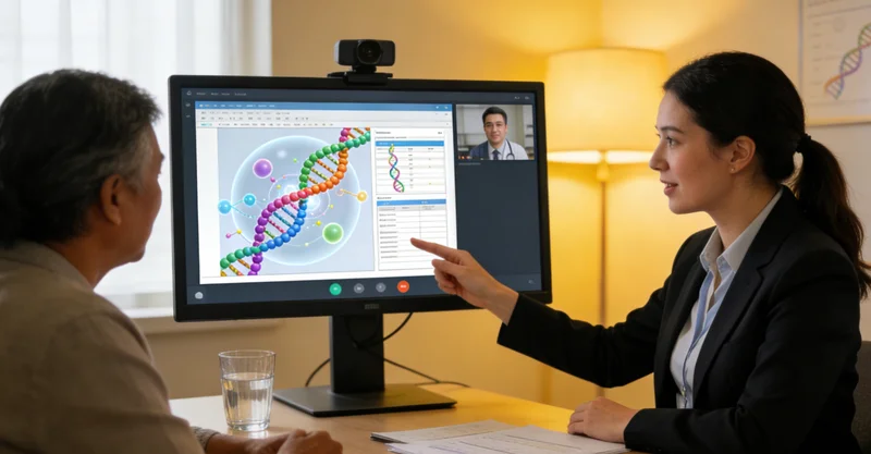 渭南遗传咨询师与家庭沟通场景