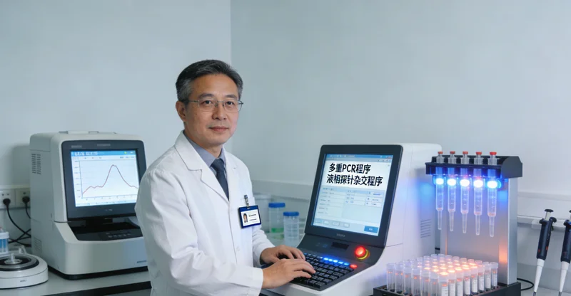 霍州医院女性进行卵巢超声检查