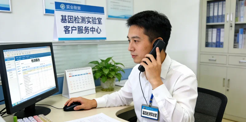 怀化市民在医院进行遗传咨询场景