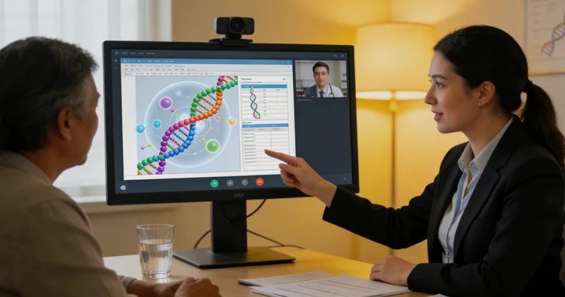 郑州遗传咨询门诊医生与咨询者沟