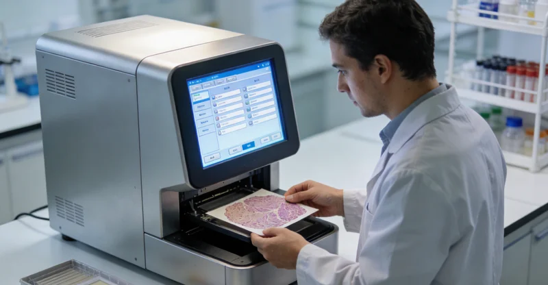 呼伦贝尔居民在医院进行乳腺超声