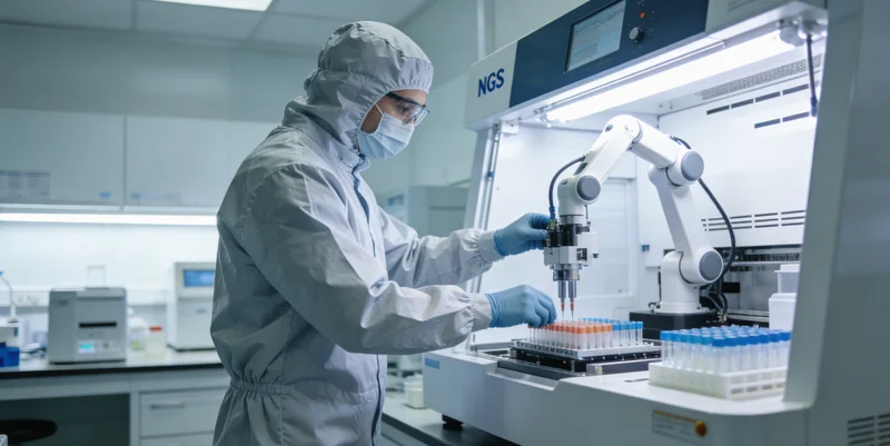 新郑职业女性与家人查看基因检测