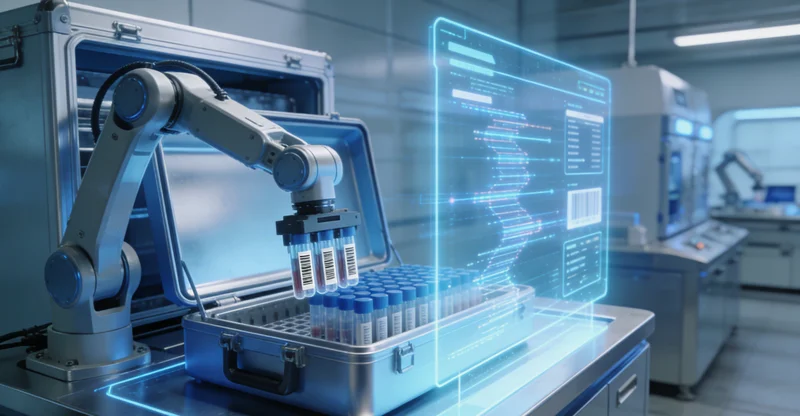 句容医院护士为患者采集基因检测