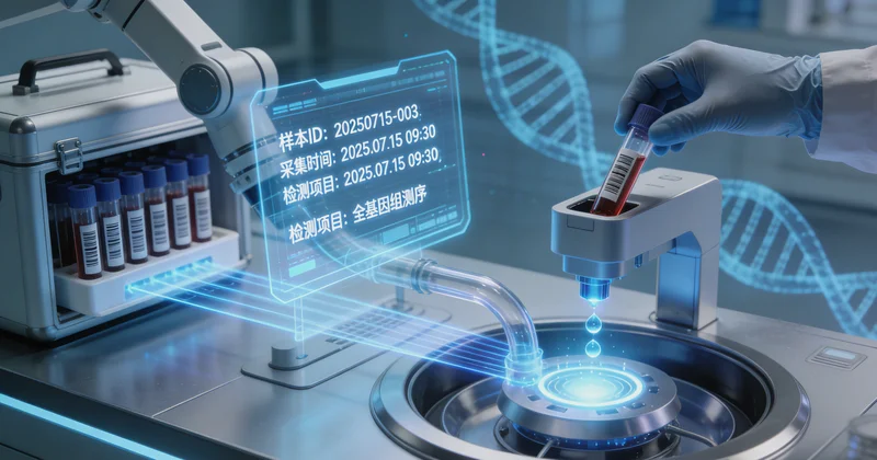 九江医院采集血样准备送检基因检