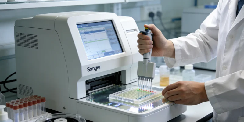 专业基因检测实验室进行二代测序