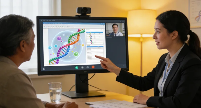 科左后旗医生为患者家庭解读基因