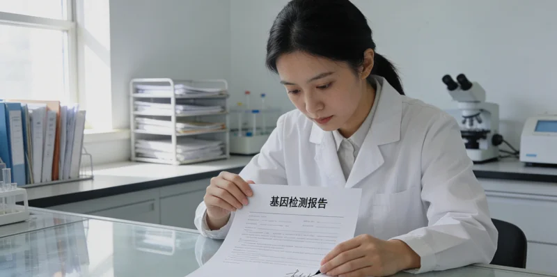 孝感基因检测报告解读咨询场景