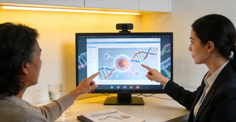 赣州患者进行遗传咨询与医生沟通