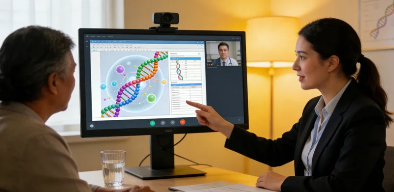 乐平遗传咨询师进行检测后报告解