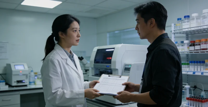 蚌埠市民在医院进行遗传咨询场景