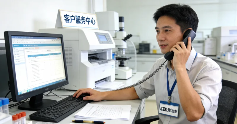 怒江州遗传咨询师与患者解读BR