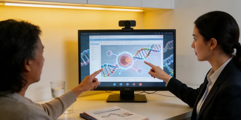 五大连池遗传咨询家庭会议场景